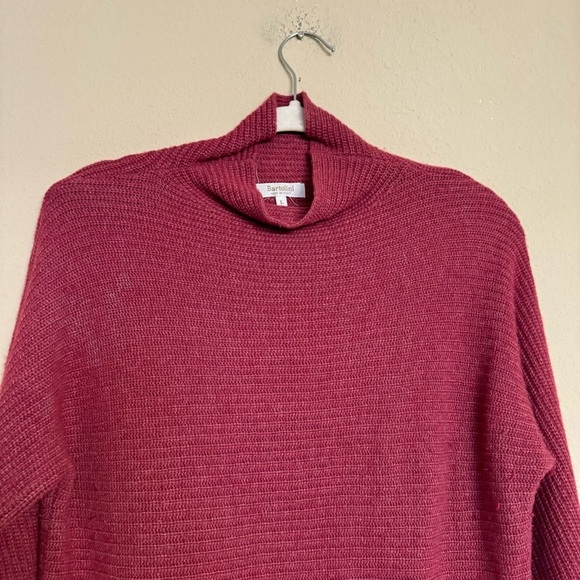 Bartolini Rasberry Pink Made in Italy Sweater Wool Cashmere Size L - Picture 4 of 14